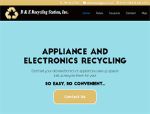 Tablet Screenshot of banderecycling.com